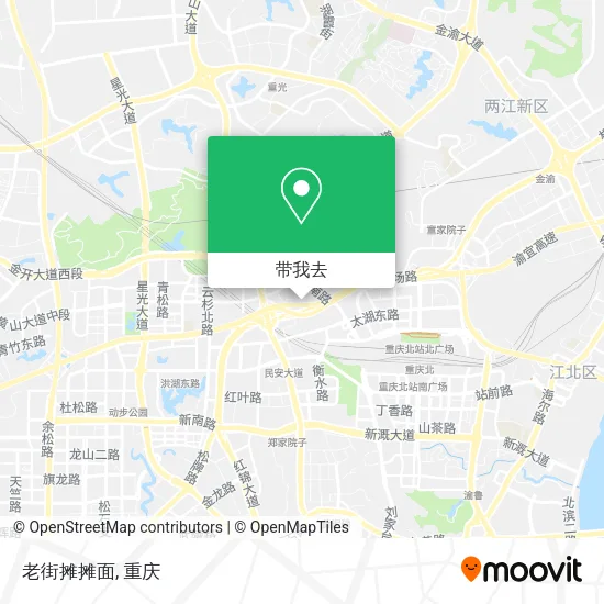 老街摊摊面地图
