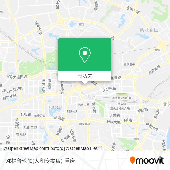 邓禄普轮胎(人和专卖店)地图