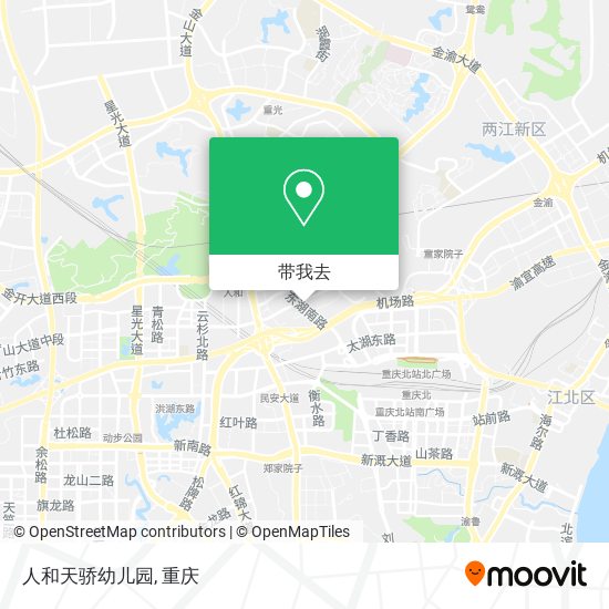 人和天骄幼儿园地图