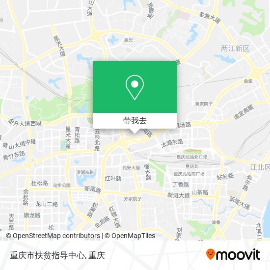 重庆市扶贫指导中心地图
