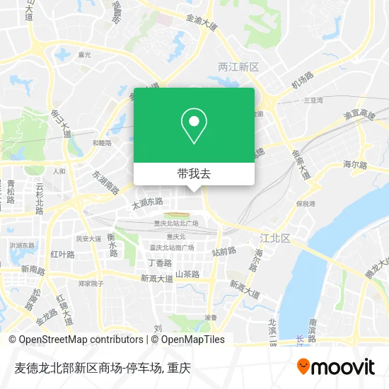 麦德龙北部新区商场-停车场地图