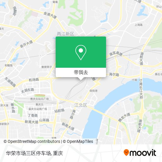 华荣市场三区停车场地图