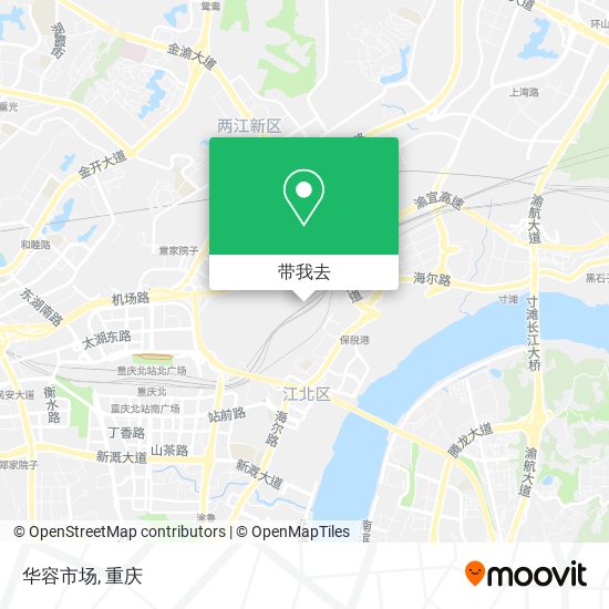 华容市场地图