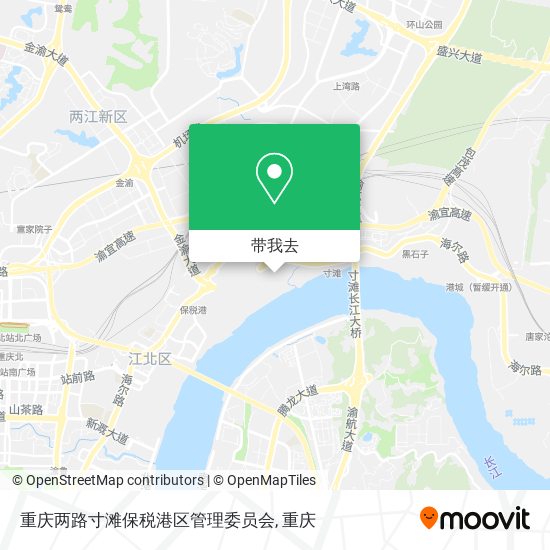 重庆两路寸滩保税港区管理委员会地图