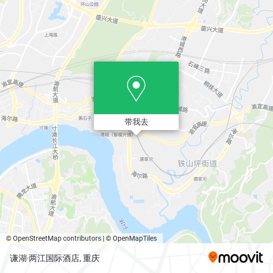 谦湖·两江国际酒店地图