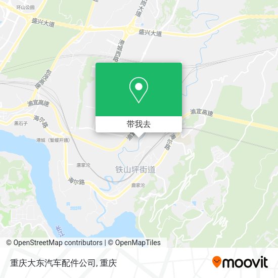 重庆大东汽车配件公司地图