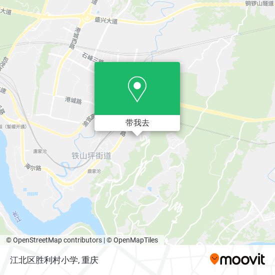 江北区胜利村小学地图