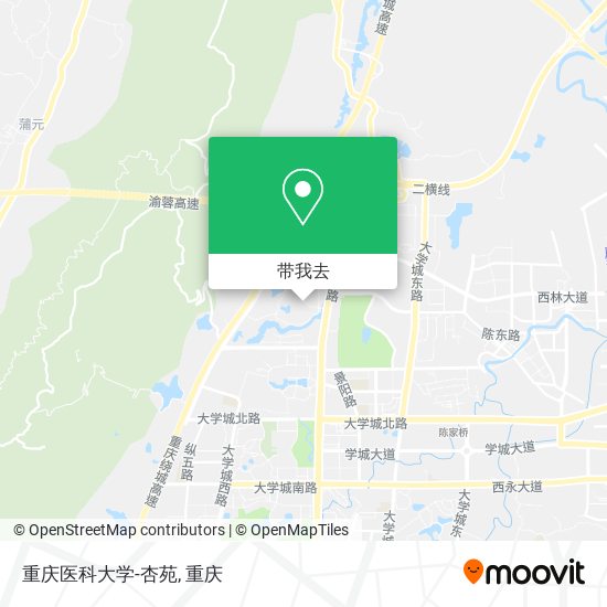 重庆医科大学-杏苑地图