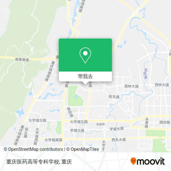 重庆医药高等专科学校地图