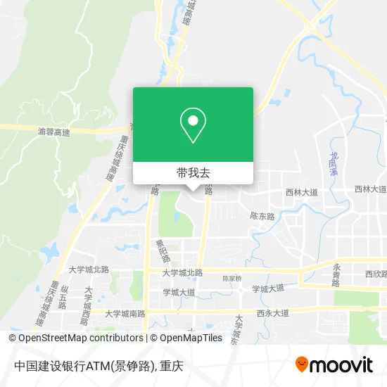 中国建设银行ATM(景铮路)地图