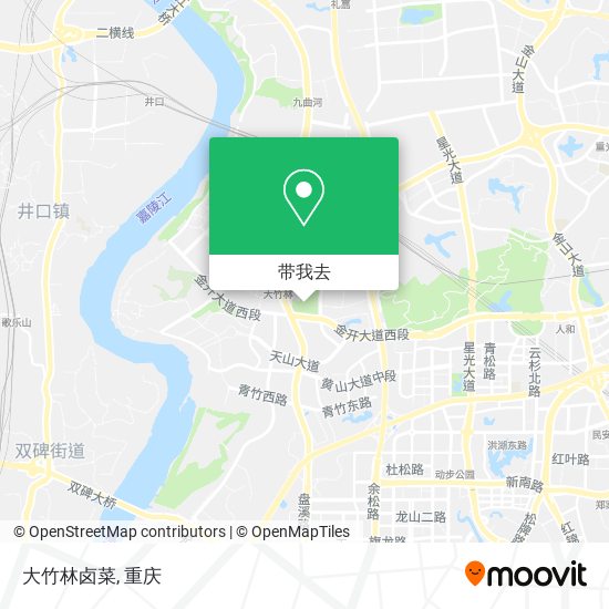 大竹林卤菜地图