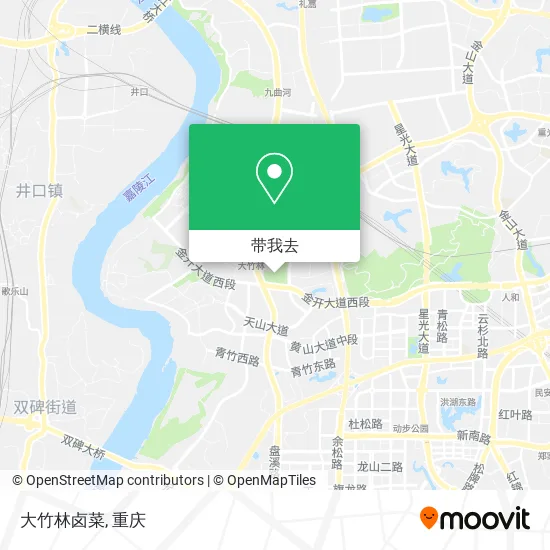 大竹林卤菜地图