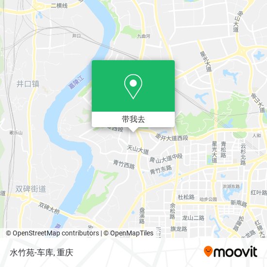 水竹苑-车库地图