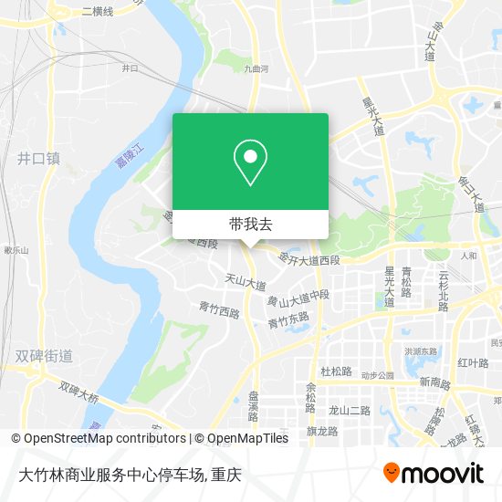 大竹林商业服务中心停车场地图