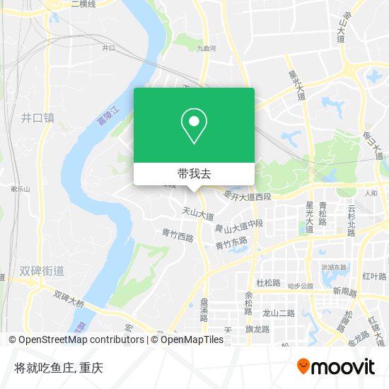 将就吃鱼庄地图