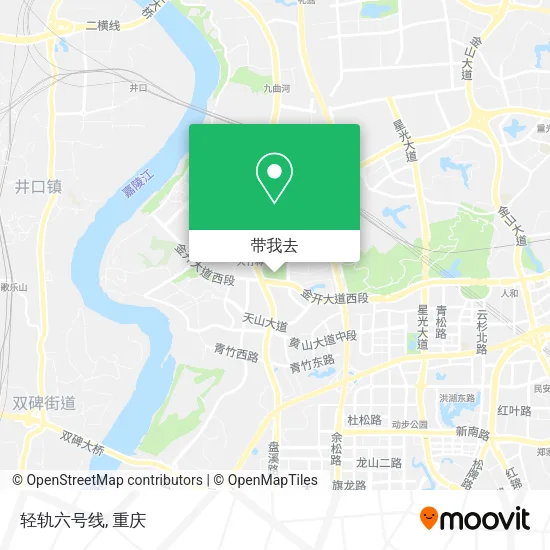 轻轨六号线地图
