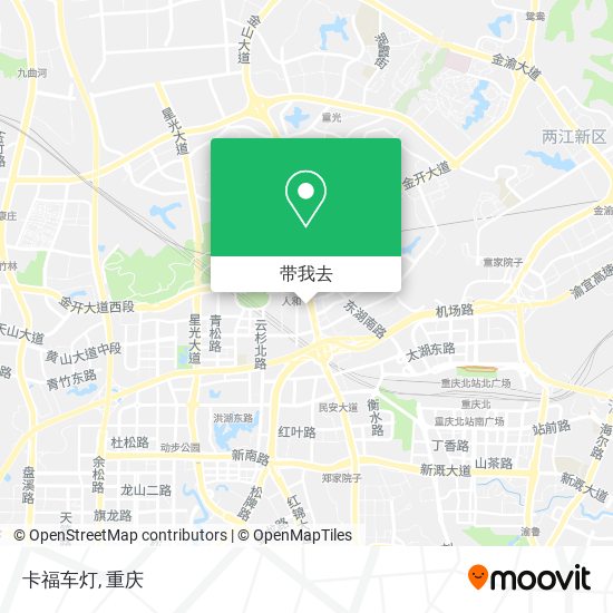 卡福车灯地图