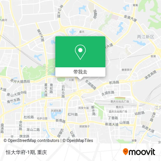 恒大华府-1期地图