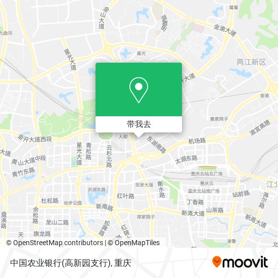 中国农业银行(高新园支行)地图