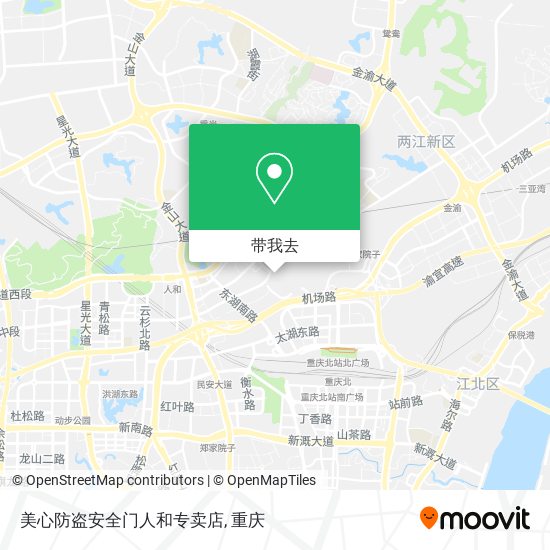 美心防盗安全门人和专卖店地图