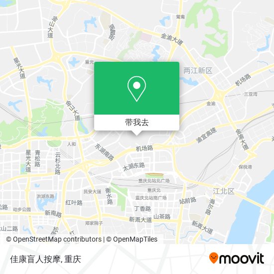 佳康盲人按摩地图