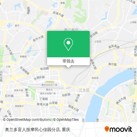 奥兰多盲人按摩民心佳园分店地图