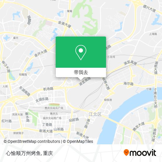 心愉顺万州烤鱼地图