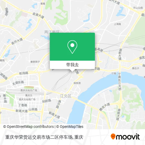 重庆华荣货运交易市场二区停车场地图