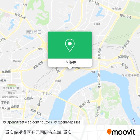 重庆保税港区开元国际汽车城地图