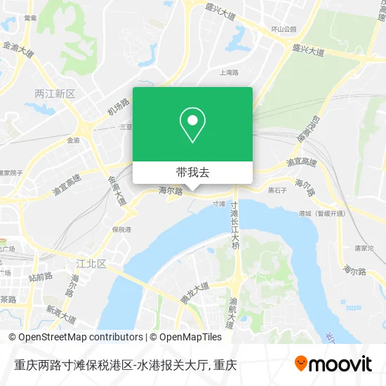 重庆两路寸滩保税港区-水港报关大厅地图