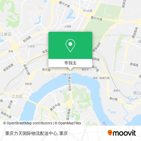 重庆力天国际物流配送中心地图