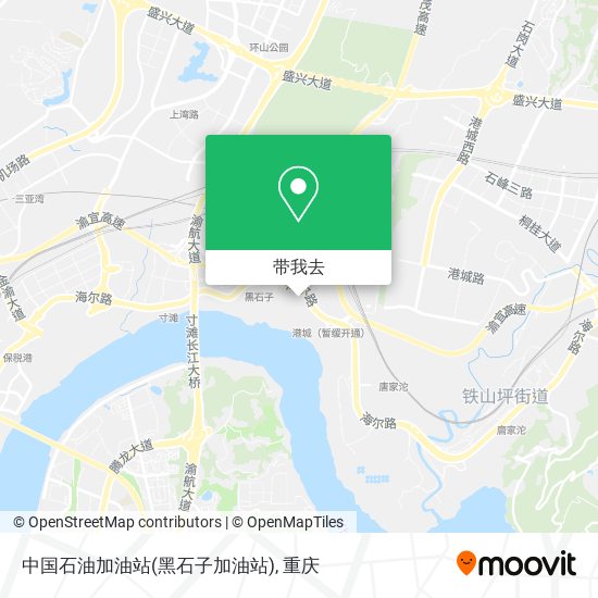 中国石油加油站(黑石子加油站)地图