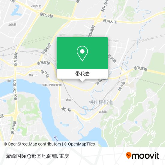 聚峰国际总部基地商铺地图