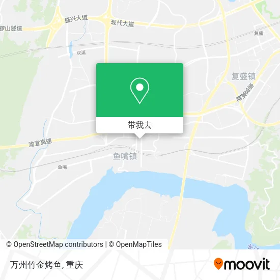 万州竹金烤鱼地图