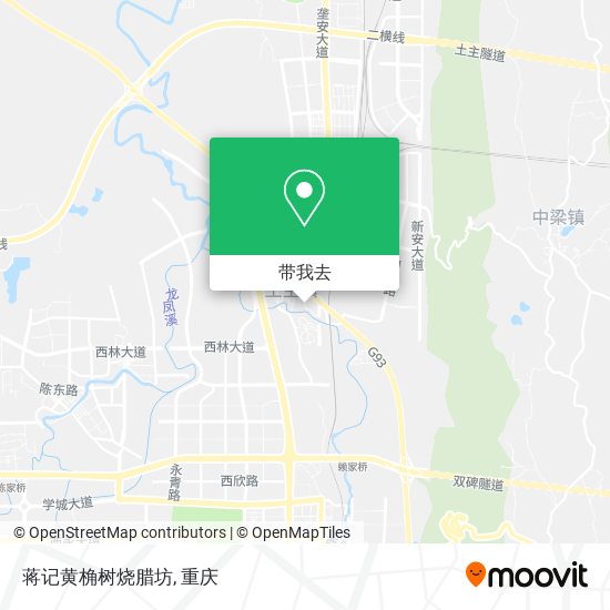 蒋记黄桷树烧腊坊地图