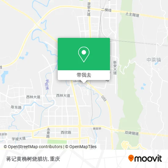 蒋记黄桷树烧腊坊地图