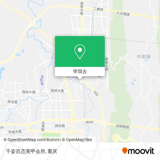 千姿百态美甲会所地图