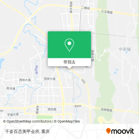 千姿百态美甲会所地图