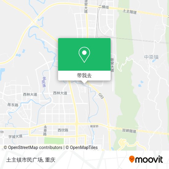 土主镇市民广场地图