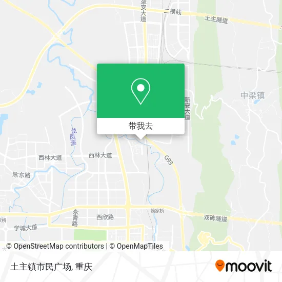 土主镇市民广场地图