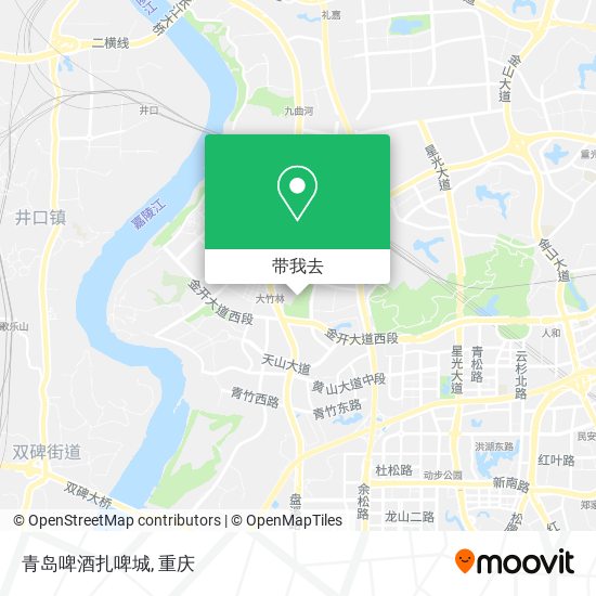 青岛啤酒扎啤城地图