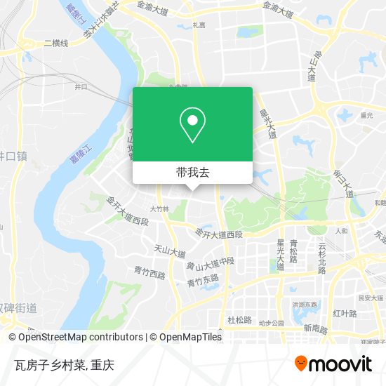 瓦房子乡村菜地图