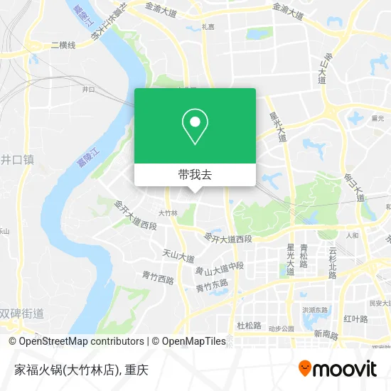 家福火锅(大竹林店)地图