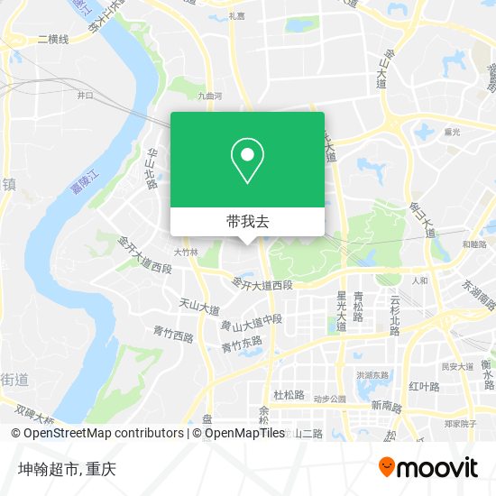 坤翰超市地图