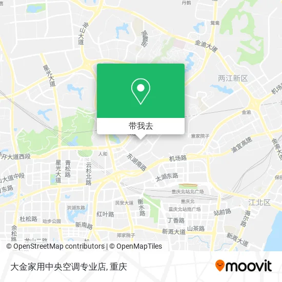 大金家用中央空调专业店地图