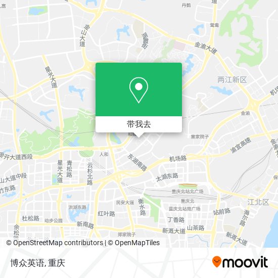 博众英语地图