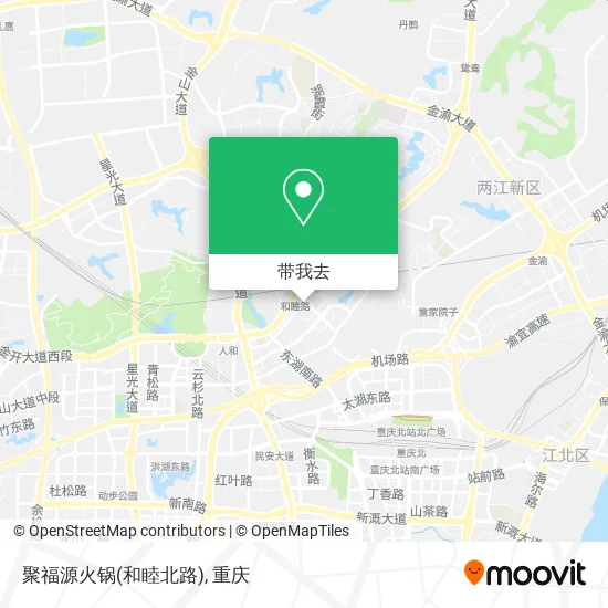 聚福源火锅(和睦北路)地图