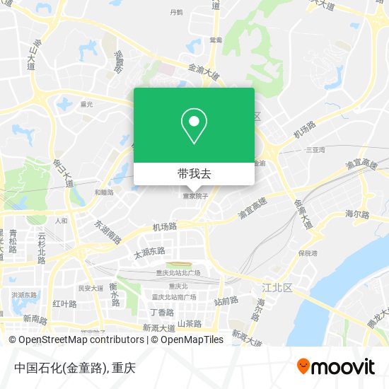 中国石化(金童路)地图