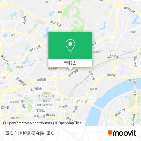 重庆车辆检测研究院地图