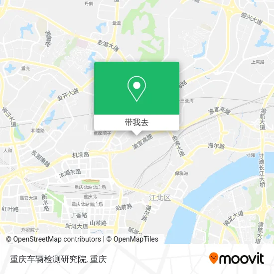 重庆车辆检测研究院地图
